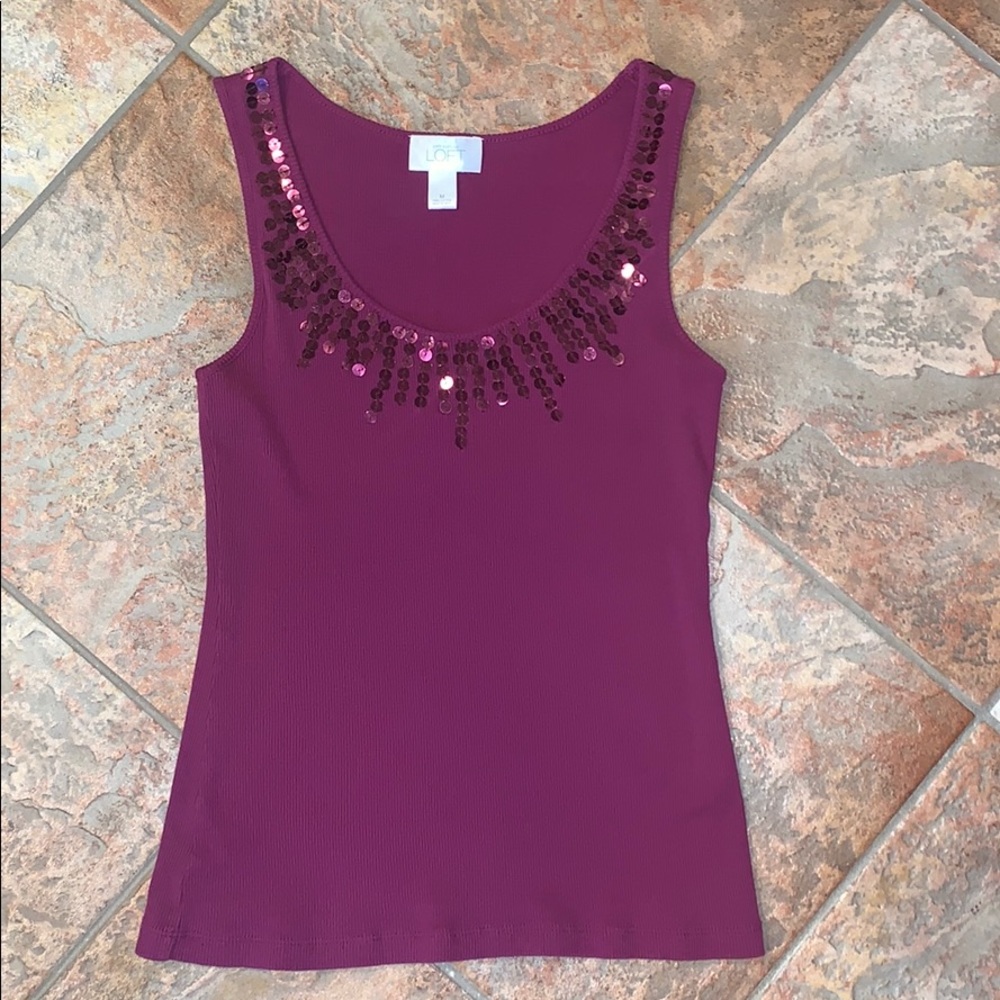 Loft Sequin Tank